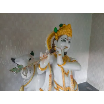 Marble Krishna Statue